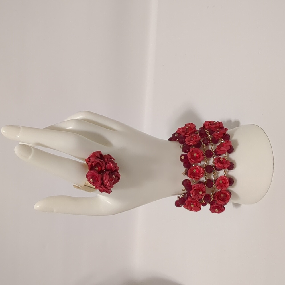 Mexican Handmade bracelet and ring